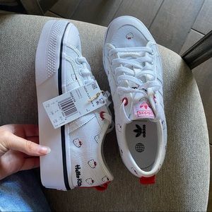 Adidas Nizza Platform Shoes Hello Kitty 7.5